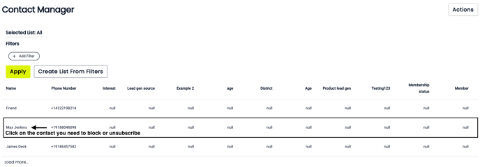 Volt Contacts Screenshot