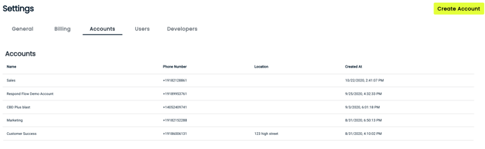 Volt Settings Accounts